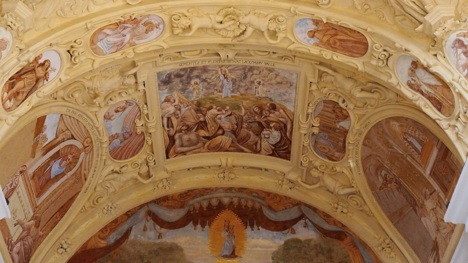 Na výzdobě Svaté Hory se podíleli přední malíři, sochaři a štukatéři