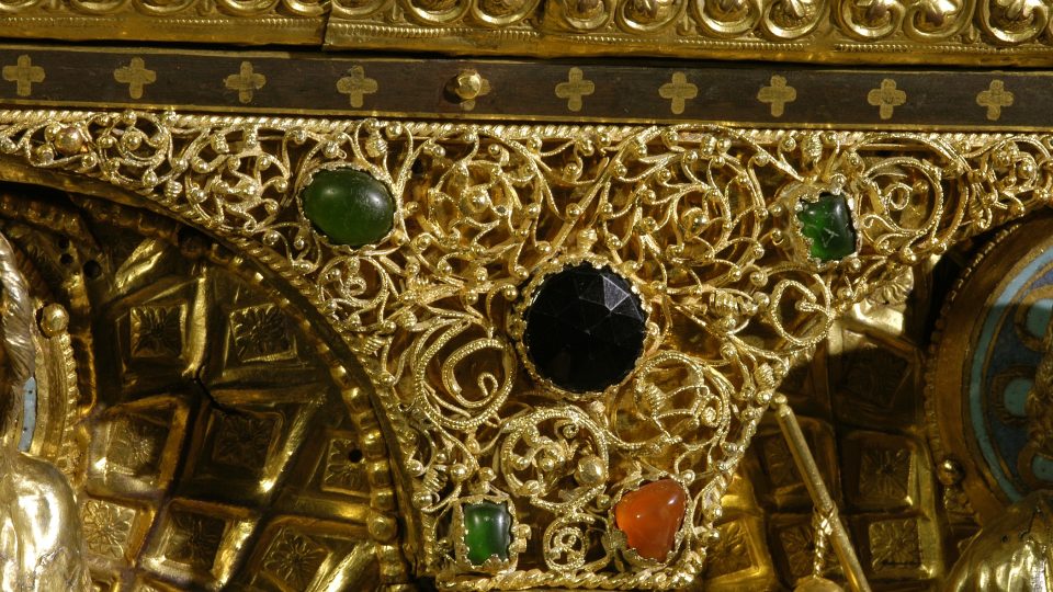 Relikviář sv. Maura (detail)