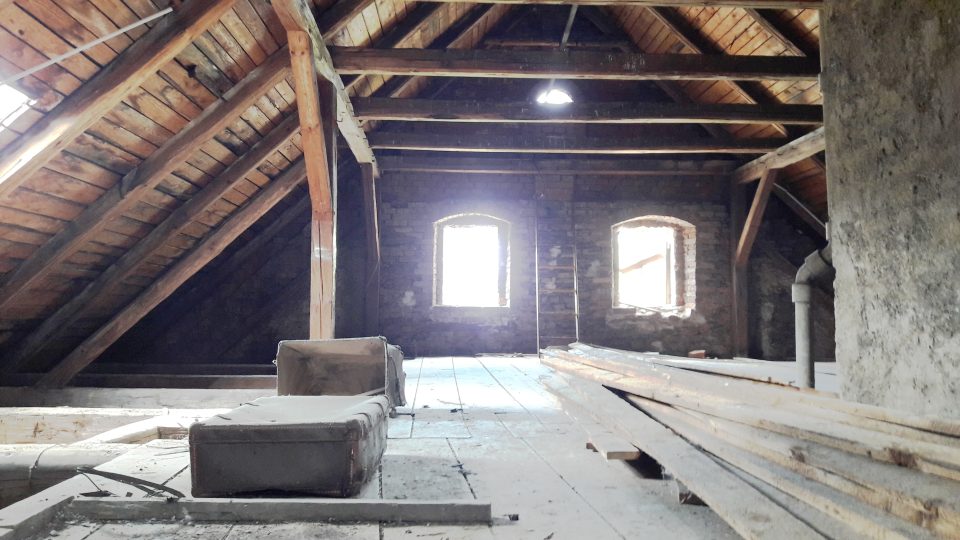 Tady vzniknou v budoucnu malometrážní městské byty | foto: Ivana Sedláčková, Český rozhlas, Český rozhlas Tady vzniknou v budoucnu malometrážní městské byty