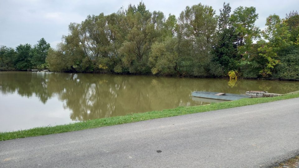 Pohled na obecní rybník