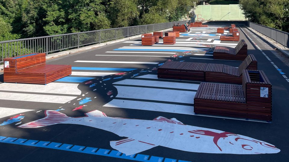 Drahovický most v Karlových Varech | foto: Kancelář architektury města Karlovy Vary Drahovický most v Karlových Varech