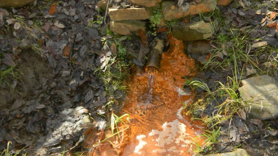 Barochova studánka před rekonstrukcí