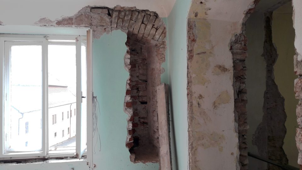 Tady vzniknou v budoucnu malometrážní městské byty | foto: Ivana Sedláčková, Český rozhlas, Český rozhlas Tady vzniknou v budoucnu malometrážní městské byty