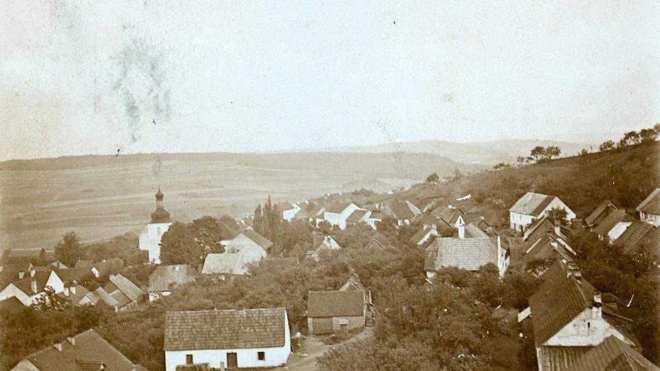 Pohled z Přední skály na Chaloupky, počátek 20. století