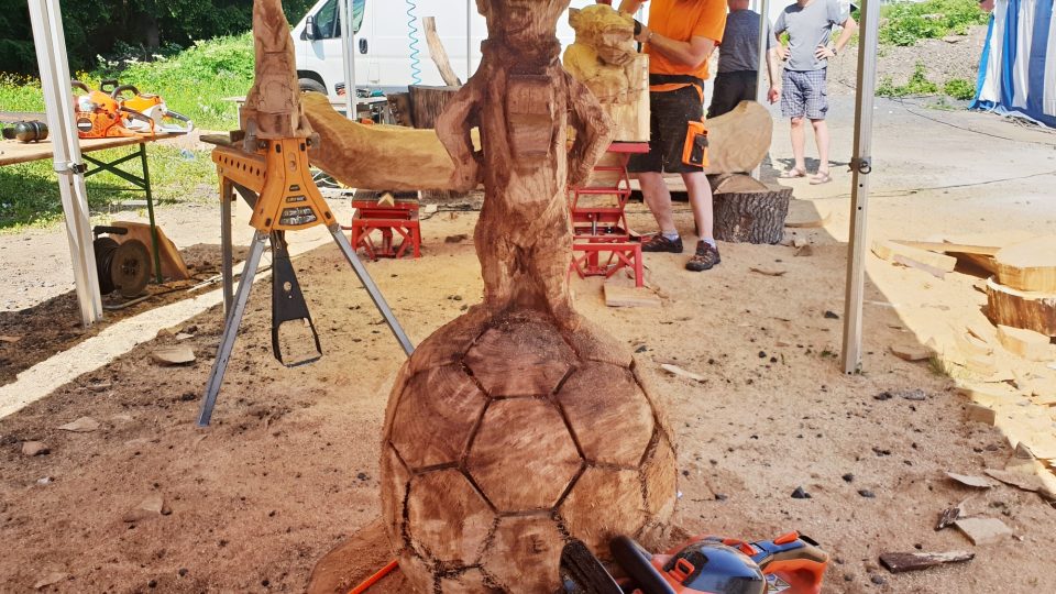 Nejmladšímu účastníkovi akce bylo teprve třináct let a vytvořil surikatu na fotbalovém míči