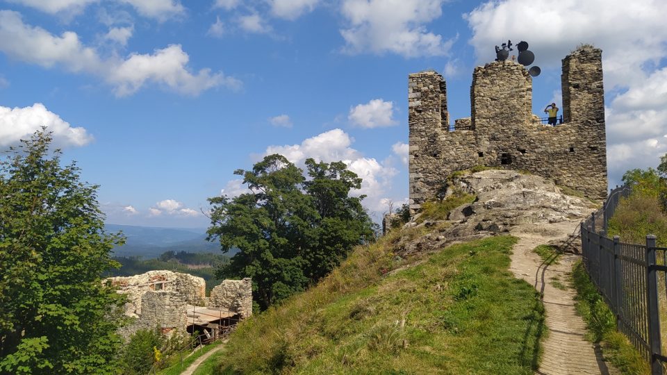 Zřícenina hradu Andělská Hora