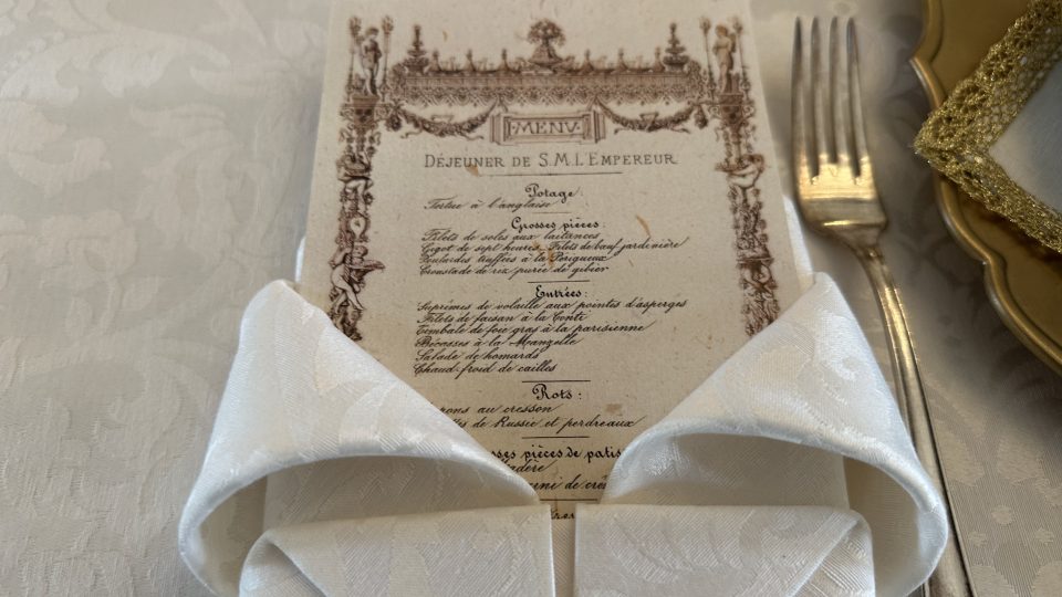 Slavnostní menu | foto: Jana Strejčková, Český rozhlas Slavnostní menu