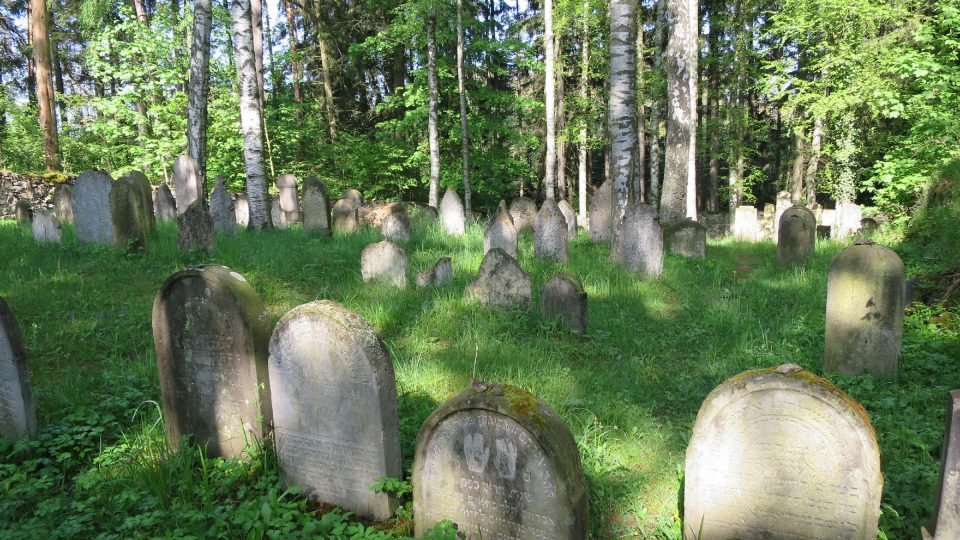 Starší část hřbitova v Dřevíkově