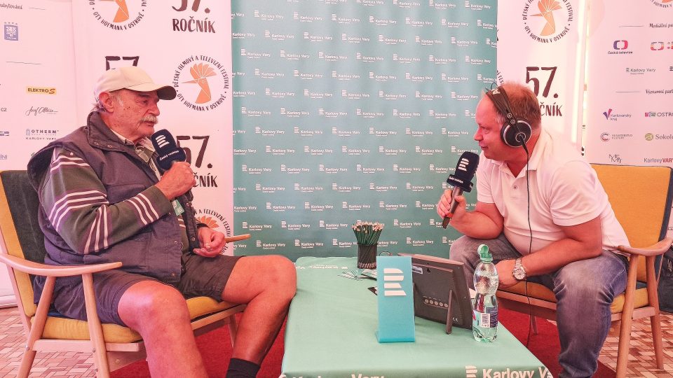 Herec Pavel Nový na návštěvě Dětského filmového a televizního festivalu Oty Hofmana | foto: Libuše Ernestová, Český rozhlas Herec Pavel Nový na návštěvě Dětského filmového a televizního festivalu Oty Hofmana