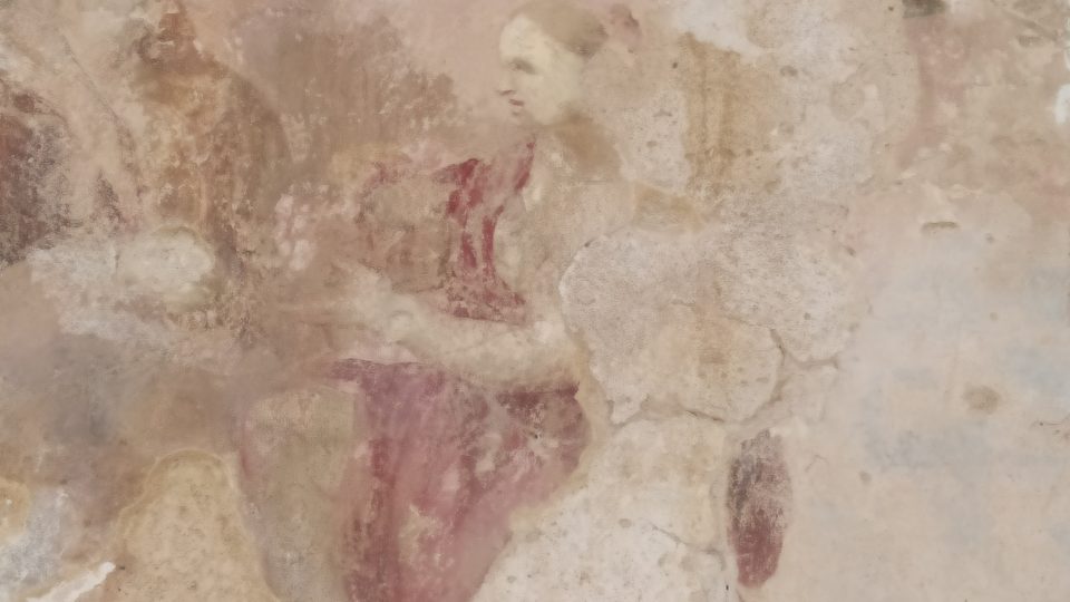 Detail fresky | foto: Kateřina Dobrovolná, Český rozhlas Detail fresky