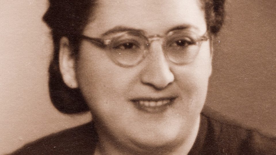 Anna Weinbergerová, sestra Jarmily (1940)
