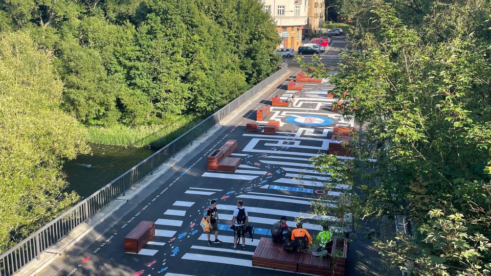 Drahovický most v Karlových Varech | foto: Kancelář architektury města Karlovy Vary Drahovický most v Karlových Varech