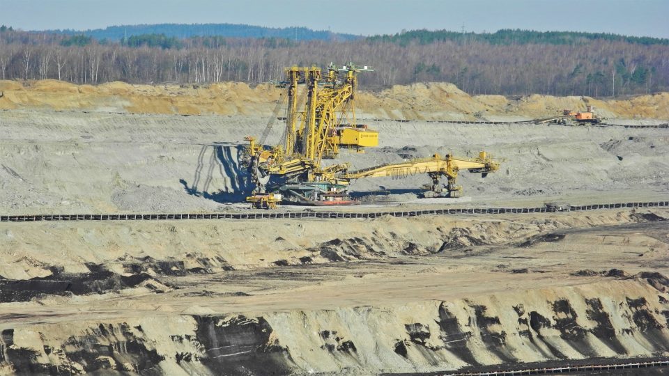 Těžba uhlí na Sokolovsku