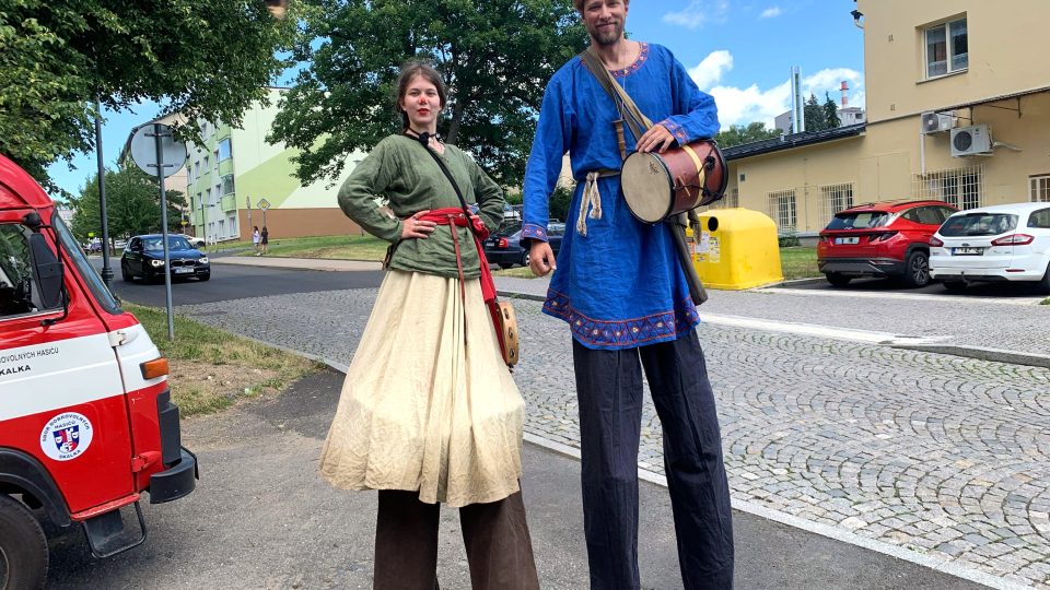 Historický den v Toužimi připomněl 556. výročí města | foto: Hynek Bureš, Český rozhlas Historický den v Toužimi připomněl 556. výročí města