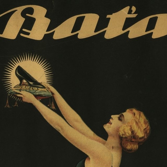 Reklama na obuv Baťa z roku 1925 | foto: eSbírky – kulturní dědictví on-line,  Národní muzeum,  CC BY 4.0