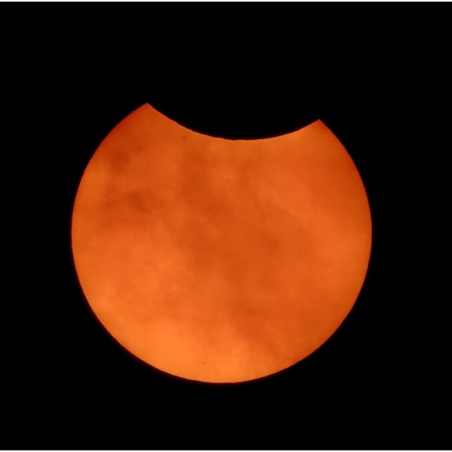 Částečné zatmění Slunce  (ilustrační foto) | foto: Miroslav Zimmer,  Český rozhlas Sever