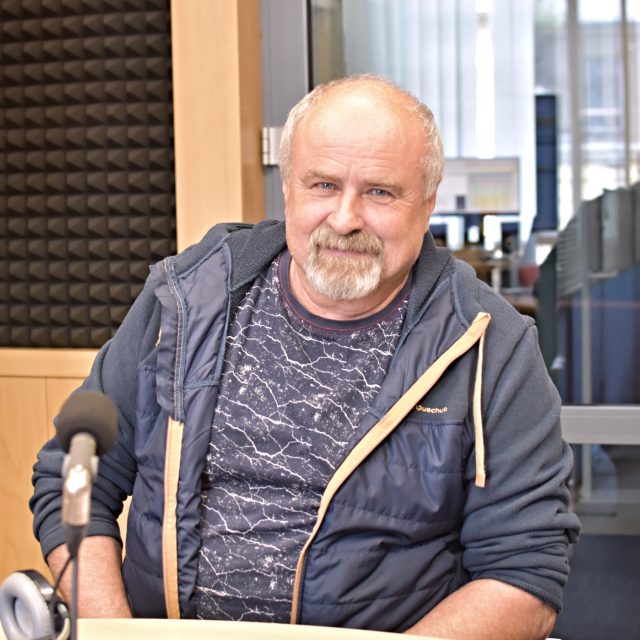 Zahradník Kristián Korner v rozhlasové Poradně | foto: František Tichý,  Český rozhlas
