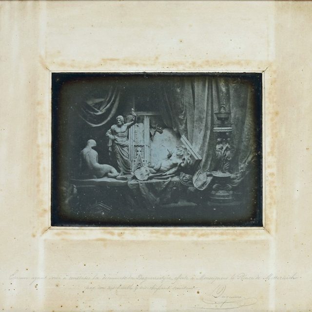 Daguerrotypie pro kancléře Metternicha roku 1839  (detail) | foto: Zámek Kynžvart