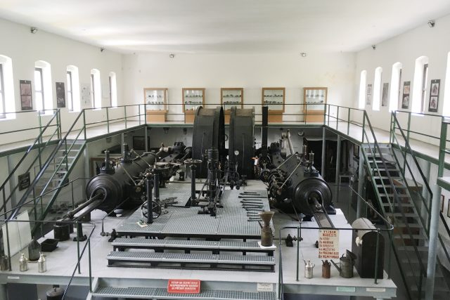 Chloubou hornického muzea v Krásně je těžní parní stroj z roku 1897 | foto: Jana Strejčková,  Český rozhlas,  Český rozhlas