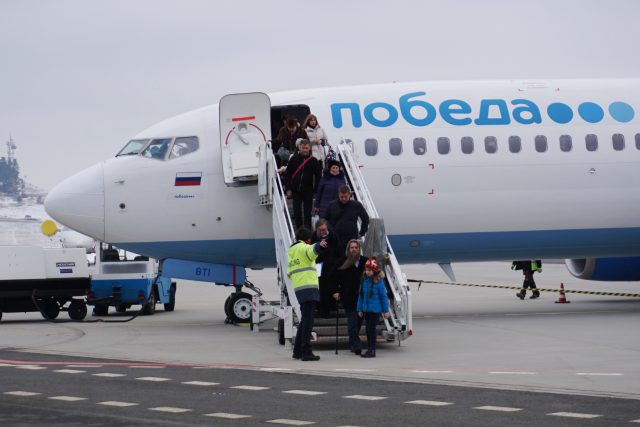 Novou leteckou linku mezi Karlovými Vary a Moskvou provozuje ruská nízkonákladová společnost Pobeda,  která bude mezi městy létat dvakrát týdně | foto:  Karlovarský kraj