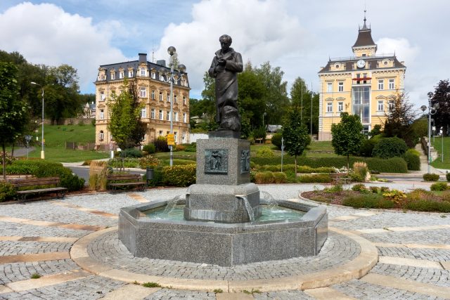 Radnice Aš,  Goethovo náměstí | foto: Marek Spilka,  ČTK