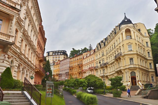 Hlavní dominantou města je lázeňství a několik lázeňských domů a hotelů | foto: Naďa Krásná,  Český rozhlas
